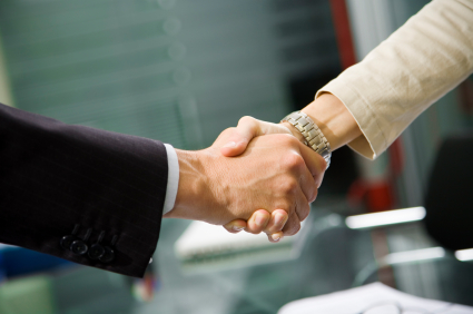 small business legal contract handshake